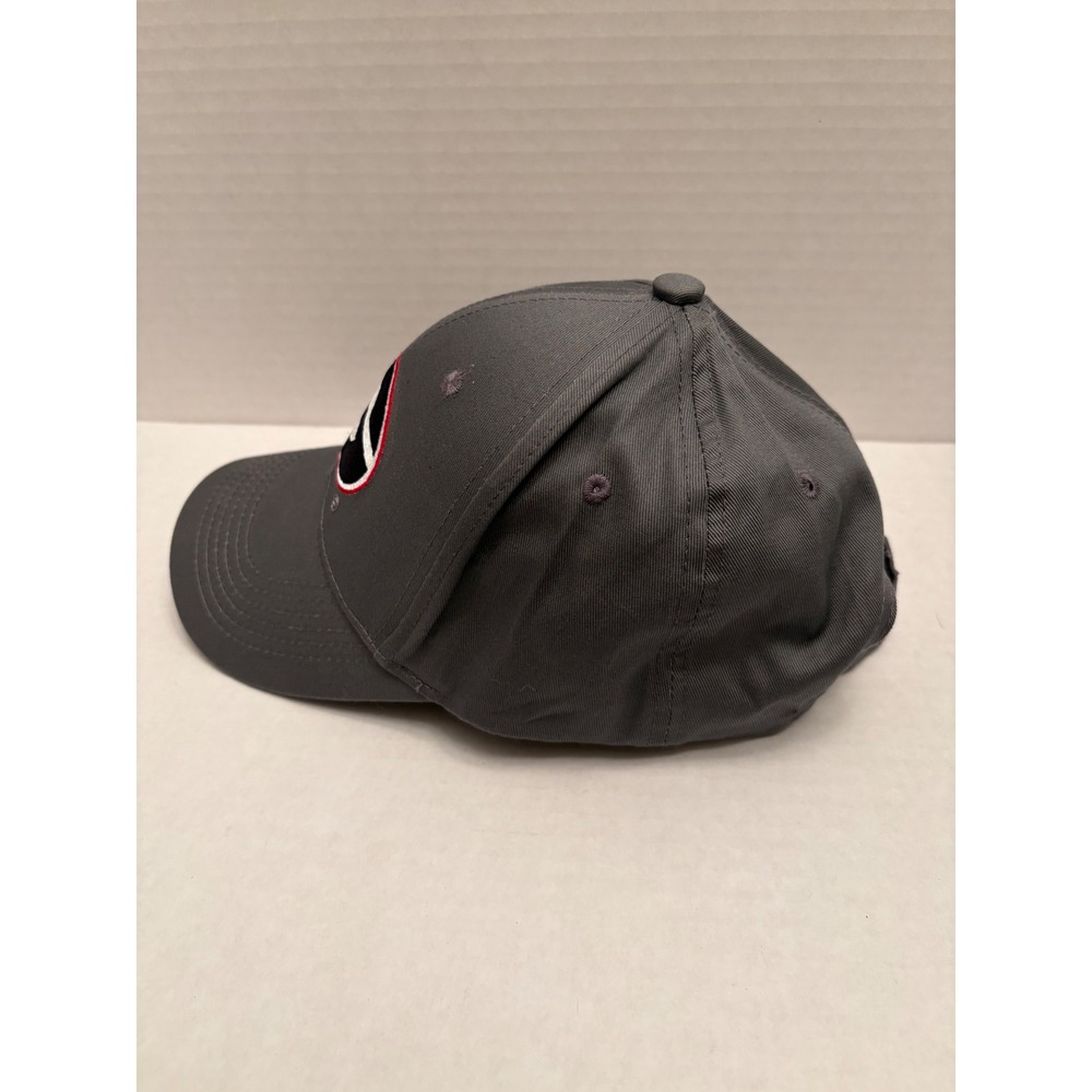 Georgia Bulldogs Hat Captivating Headwear Gray Adjustable UGA Baseball Cap Mens - Picture 3 of 6